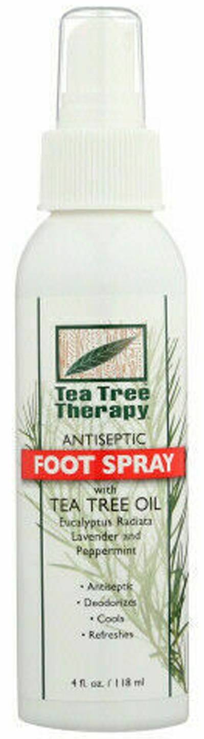 Акція на Спрей для ног Tea Tree Therapy антисептический дезодорирующий с маслами чайного дерева, эвкалипта, лаванды и мяты 118 мл (637792900401) від Rozetka UA