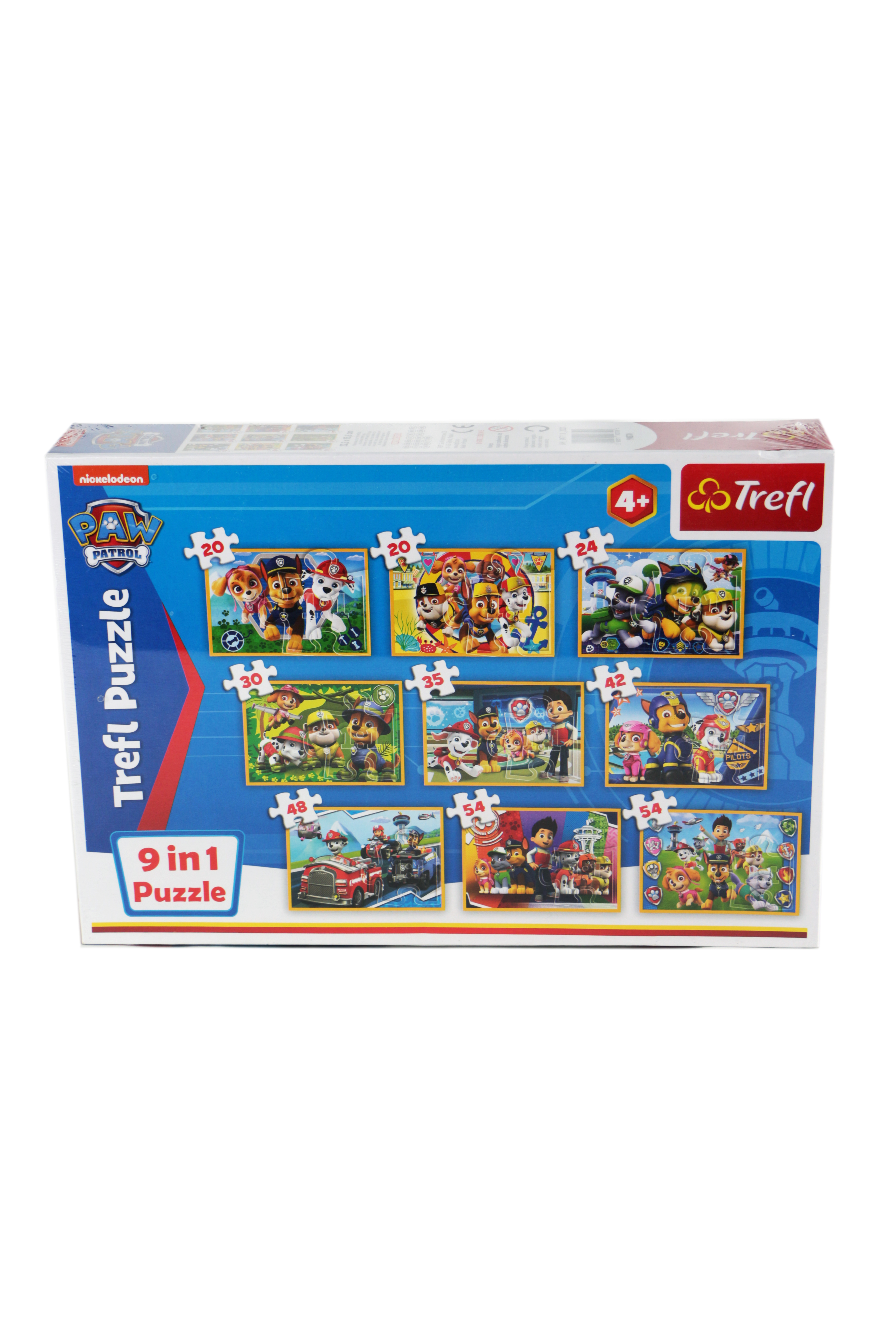 

Набор детских пазлов 9 в 1 PAW PATROL Nickelodeon разноцветный LI-550383