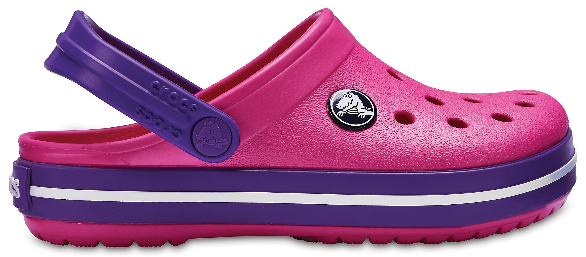 

Сабо Crocs Kids Crocband 204537-60O-C8 25 Розовый с феолетовым