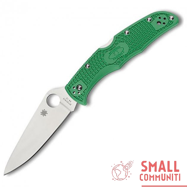 

Ніж складний Spyderco Endura 4 Flat Ground зелений (C10FPGR)