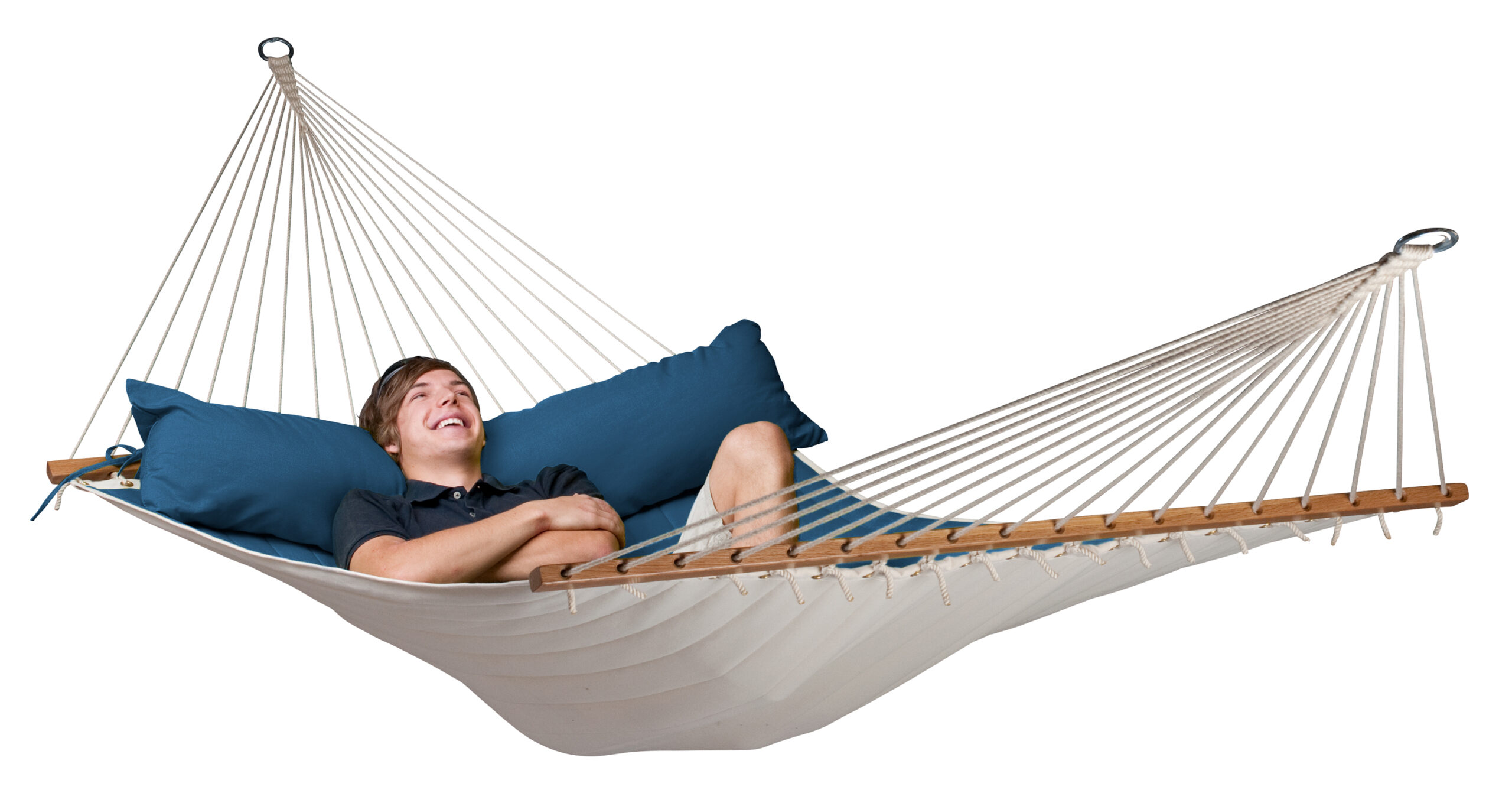 

Гамак сімейний з рейками La Siesta Alabama NQR14-31 navy blue