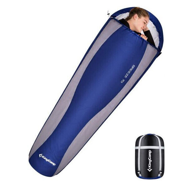 

Спальний мішок KingCamp BREEZE 70 (KS2020) L BLUE