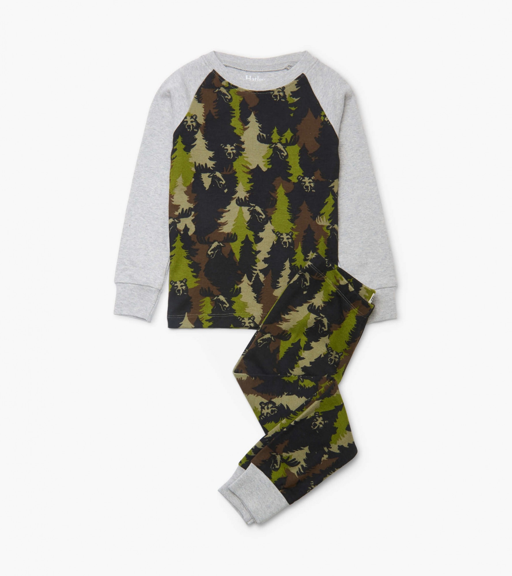 

Піжама Hatley Forest Camo 5A хакі 110см