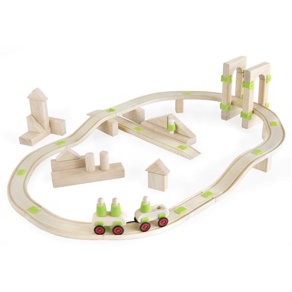 

Деревянная дорога Guidecraft Block Science Мосты мира, 55 деталей (G2100R)