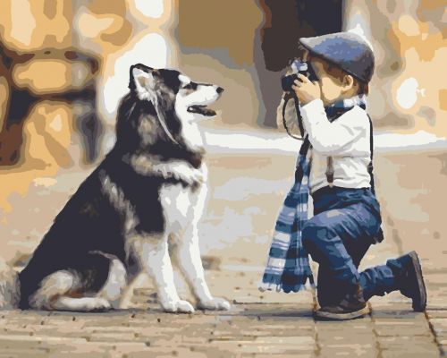 

Картина по номерам "Фотограф"