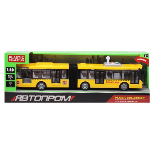 

Автобус из серии "Автопром", свет, звук (желтый)