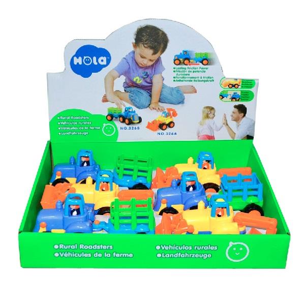 

Набор игрушечных машинок Hola Toys Бульдозер и трактор, 6 шт. (326AB-6)