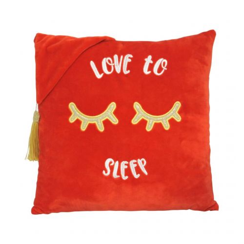 

Плюшевая подушка "Love to sleep"