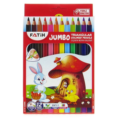 

Карандаши цветные "Jumbo", 12 шт