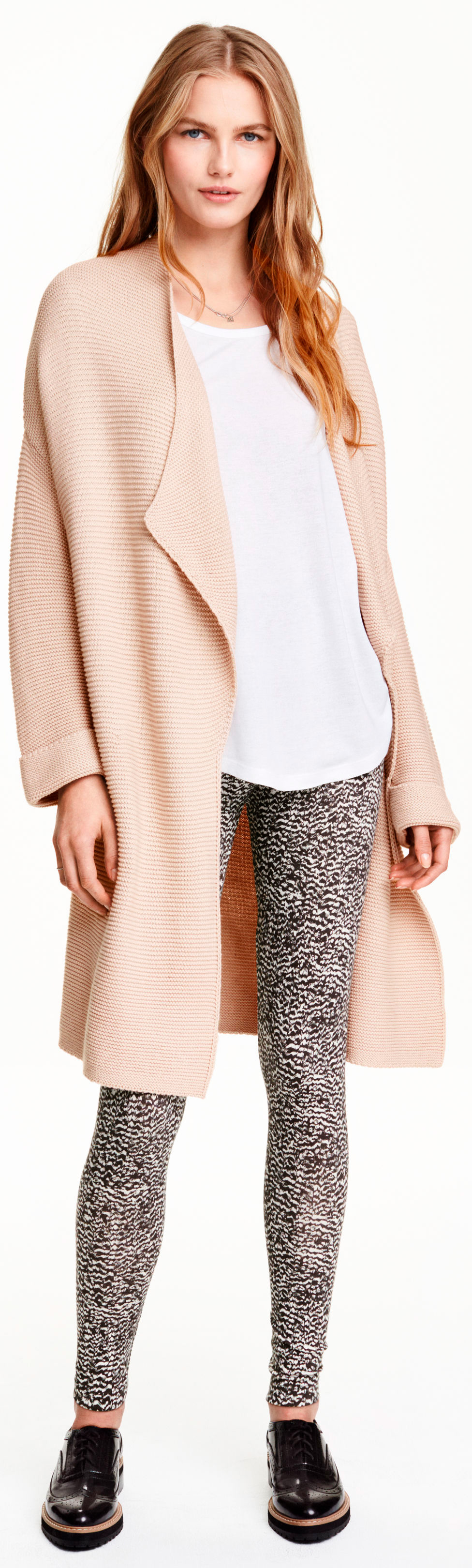 

Кардиган H&M 12-3585814 M/L Светло-бежевый