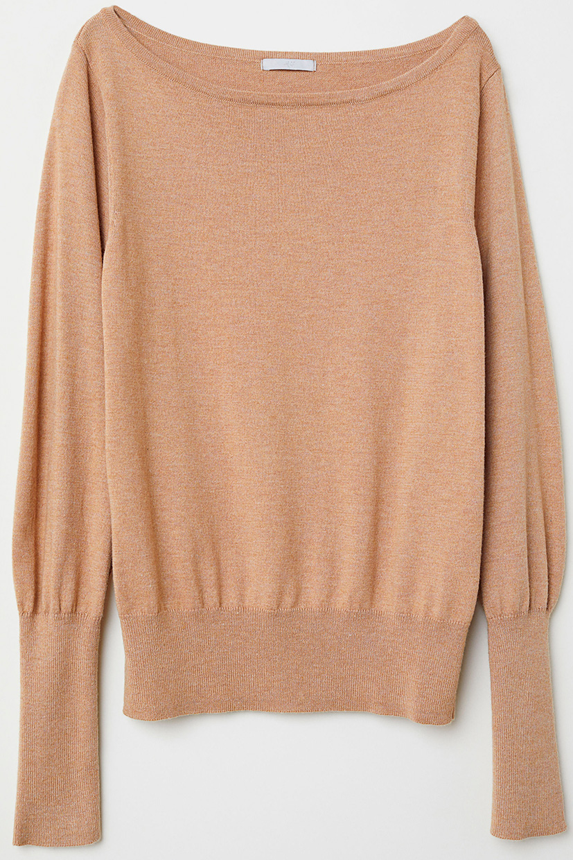 

Джемпер H&M 12-6517248 S Бежевый