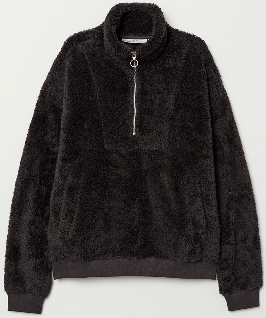 

Толстовка H&M 12-7054078 M Темно-серая