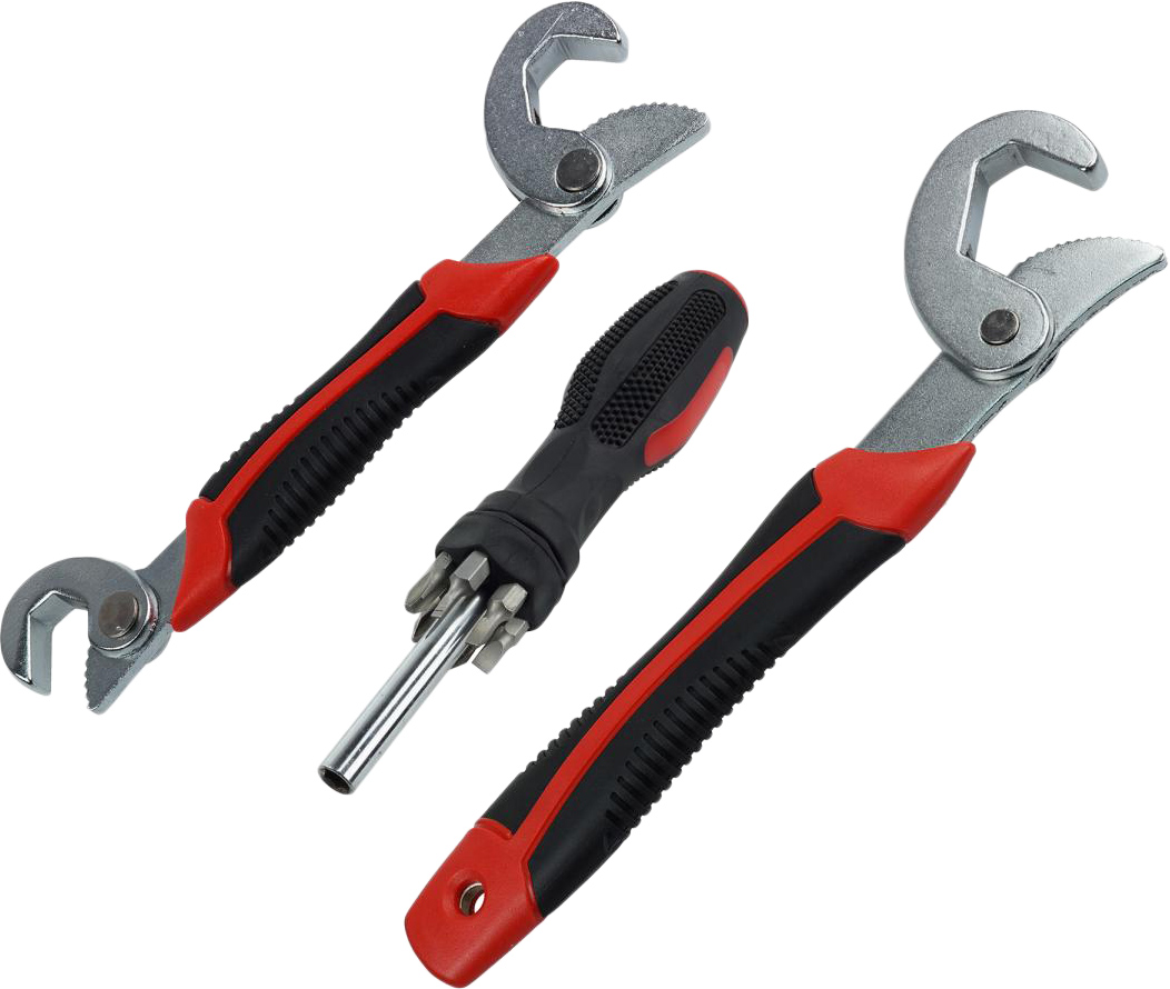 

Набір гайкових ключів Supretto Snap'n Grip + викрутка з 6 насадками (4538-0001)