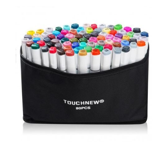 

Набор маркеров Thiscolor, Скетч маркеры для рисования, 80 шт (80 TouchNew)