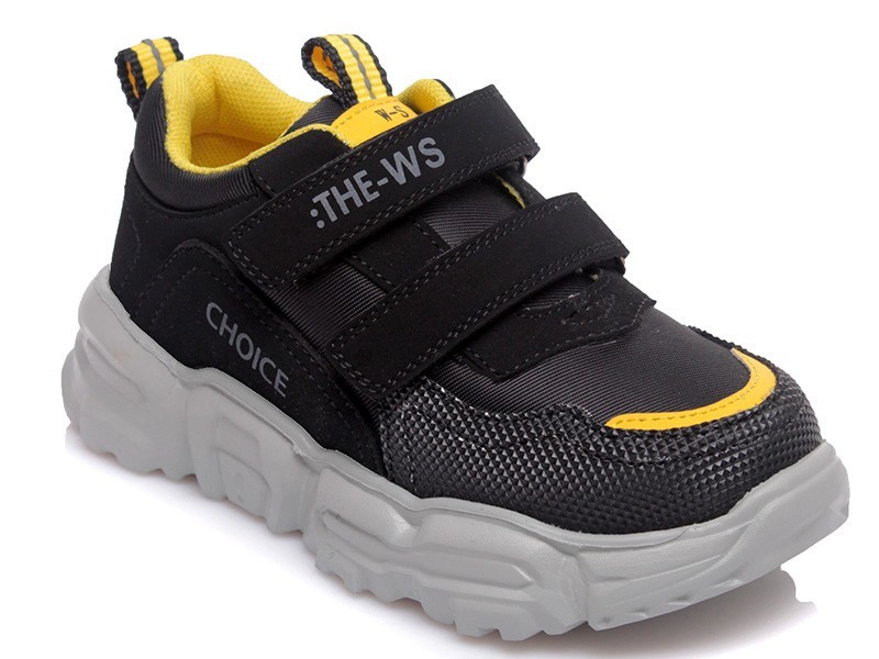 

Кросівки Weestep (29р) 18,5 см чорні з жовтим