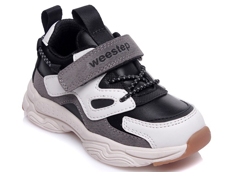 

Кросівки Weestep (24р) 15,5 см сірі з чорним