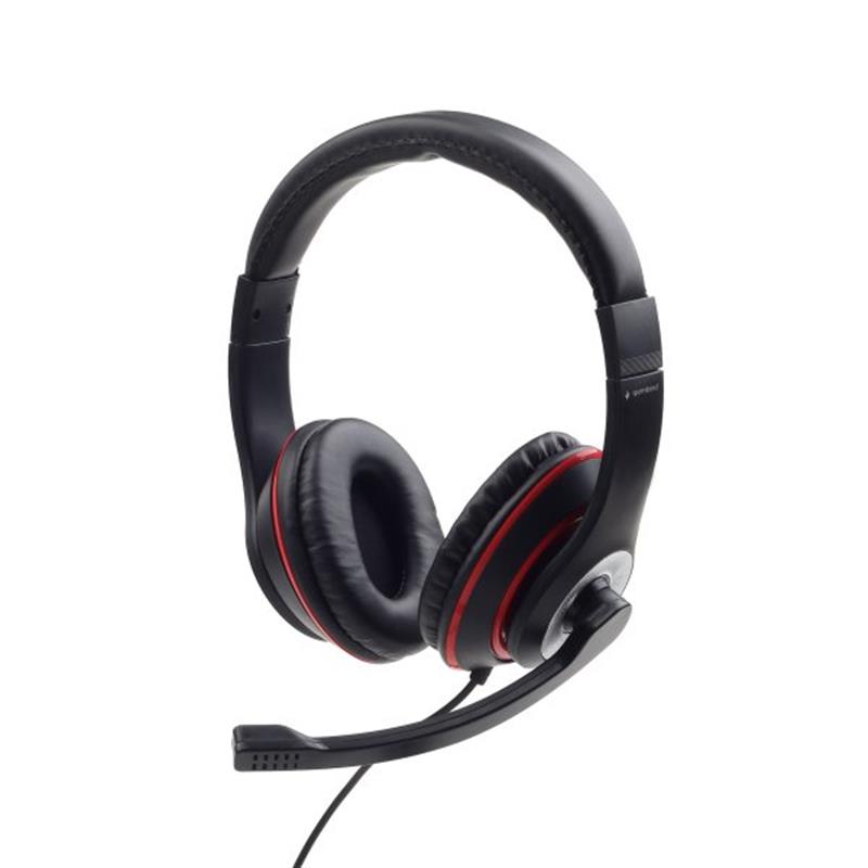 

Гарнитура Gembird MHS-03-BKRD Black/Red