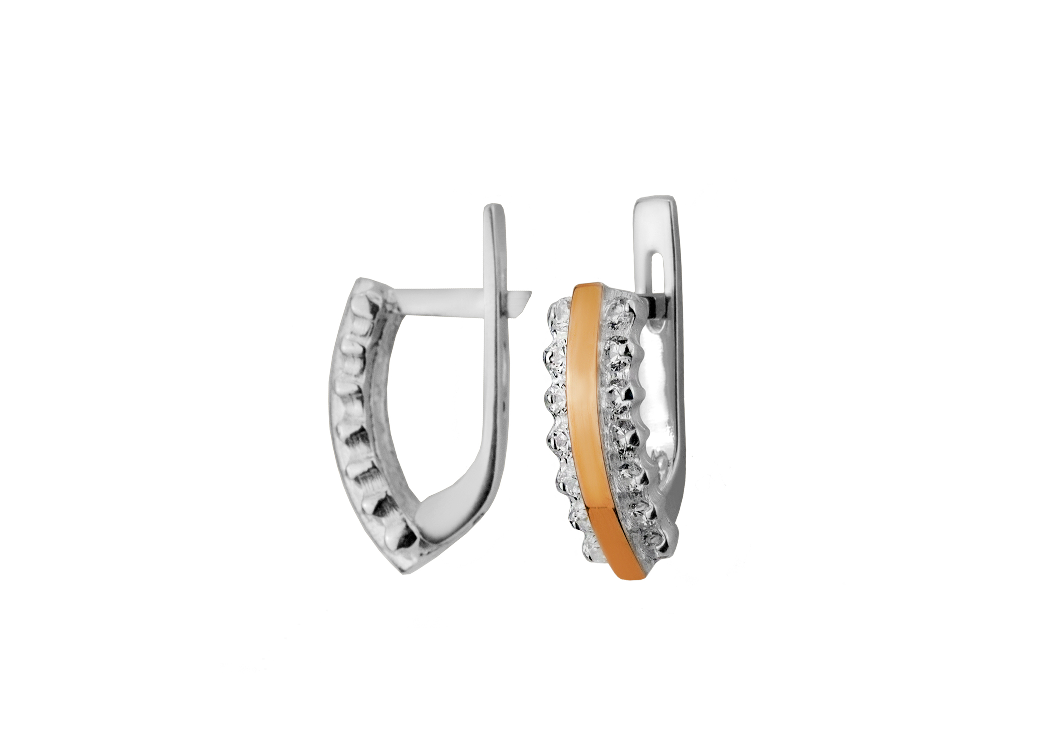 

Серьги серебряные с золотом 0190.10с