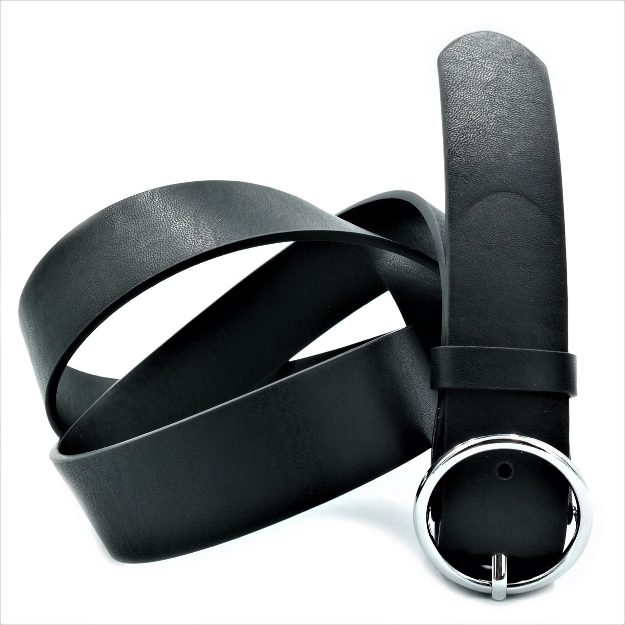 

Женский ремень Weatro пояс чёрный 110-115 см