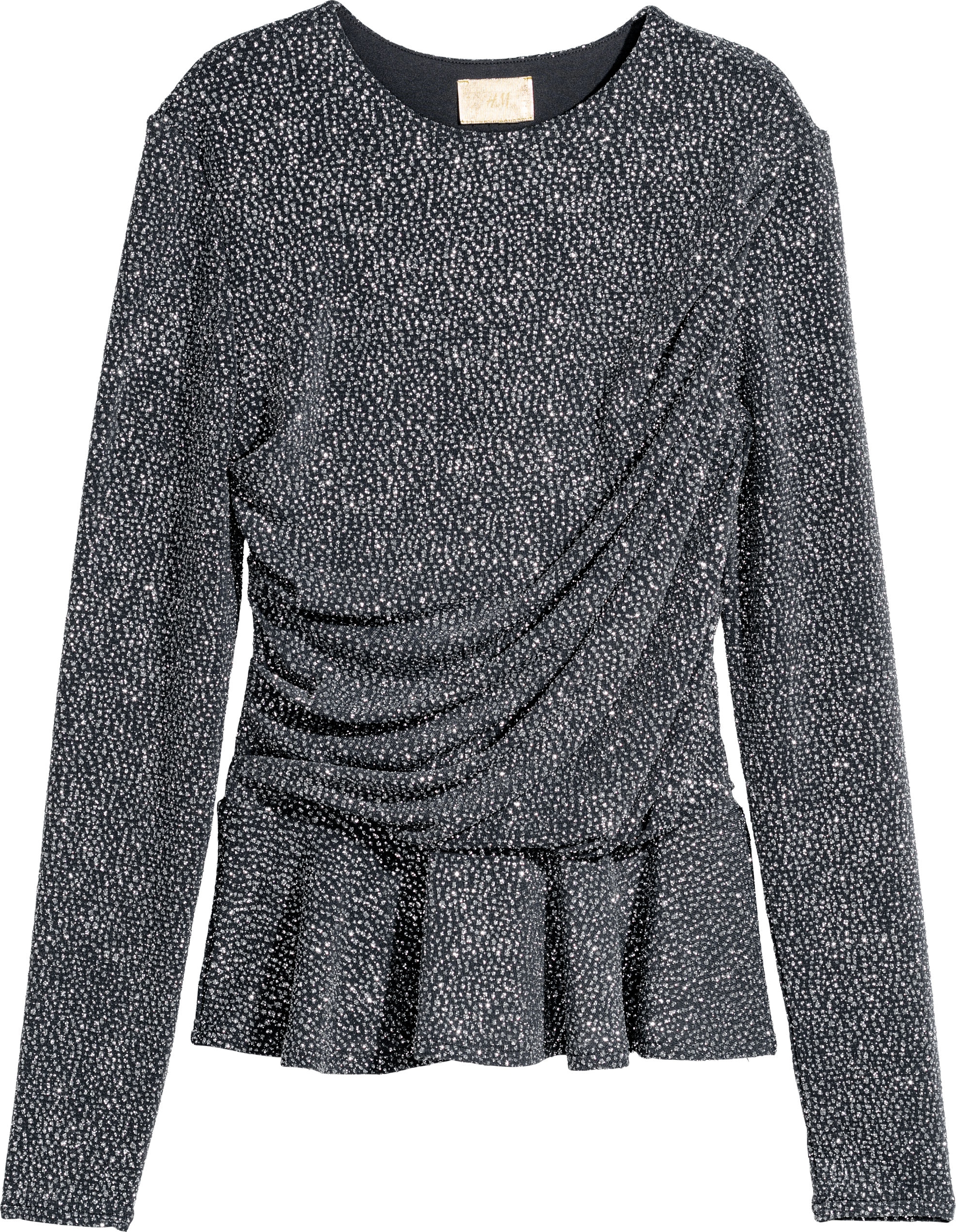 

Блузка H&M 0589265 38 Серебристая