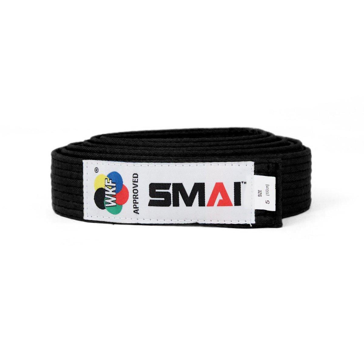 

Пояс для кимоно SMAI Deluxe WKF Approved Black р. 240