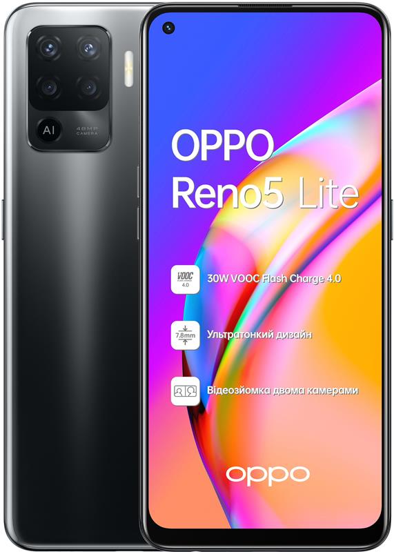 

Смартфон Oppo Reno5 Lite 8/128GB Dual Sim Fluid Black