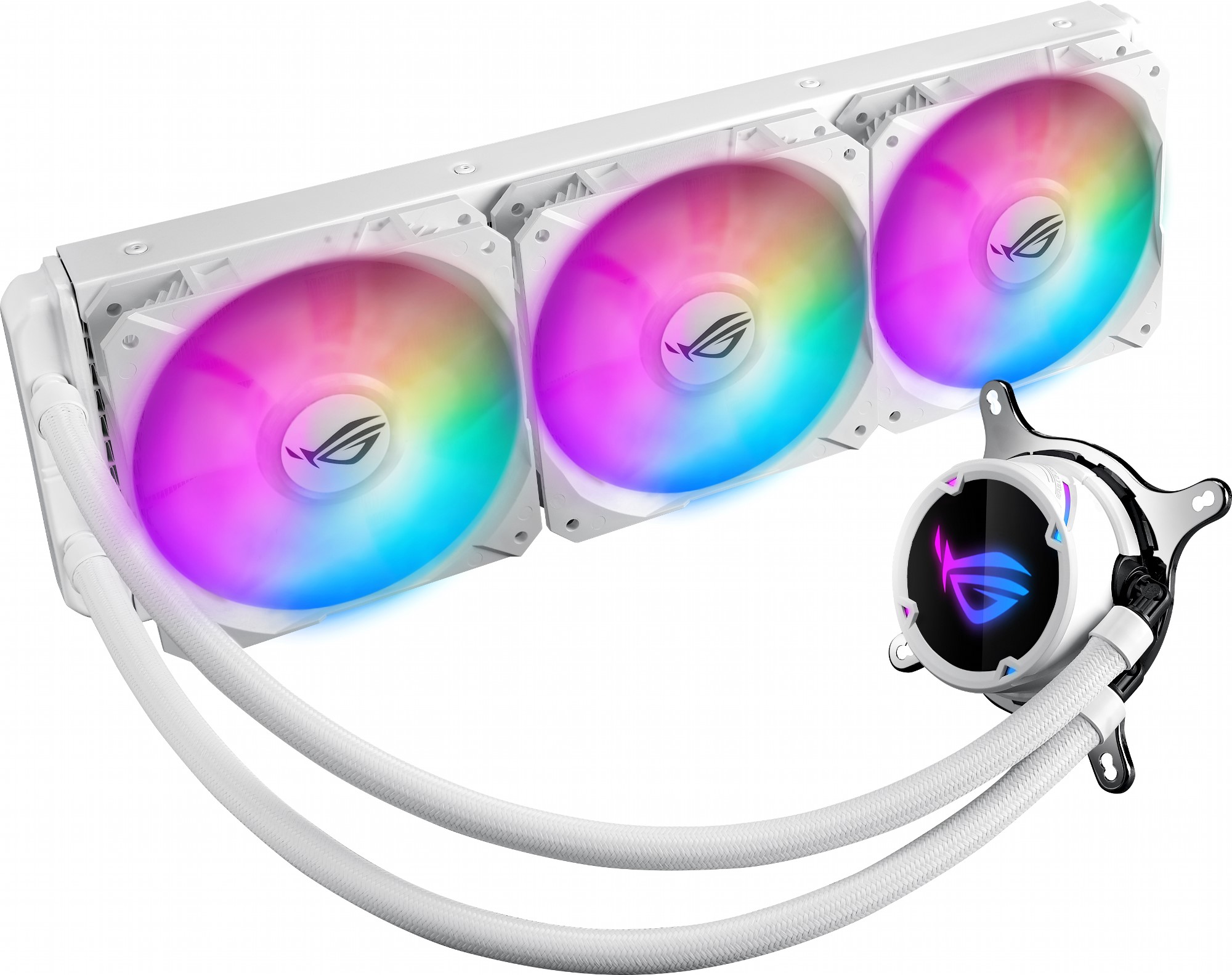 

Система жидкостного охлаждения Asus ROG Strix LC 360 RGB White Edition Aura Sync (ROG-STRIX-LC-360-RGB-White)