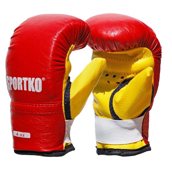 Боксерские перчатки детские SPORTKO 4 унции красные – фото, отзывы ...