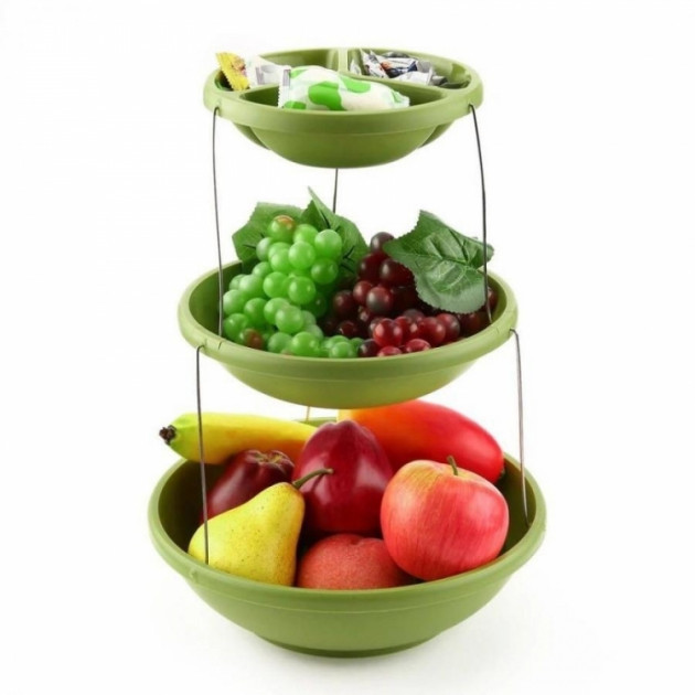 

Миска трехуровневая для вечеринок Twistfold 3 Tiered Bowl