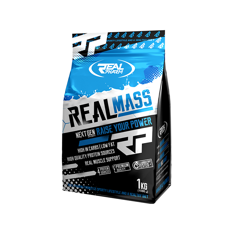 

Гейнер для набора массы Real Pharm Real Mass 1000 грамм Печенье