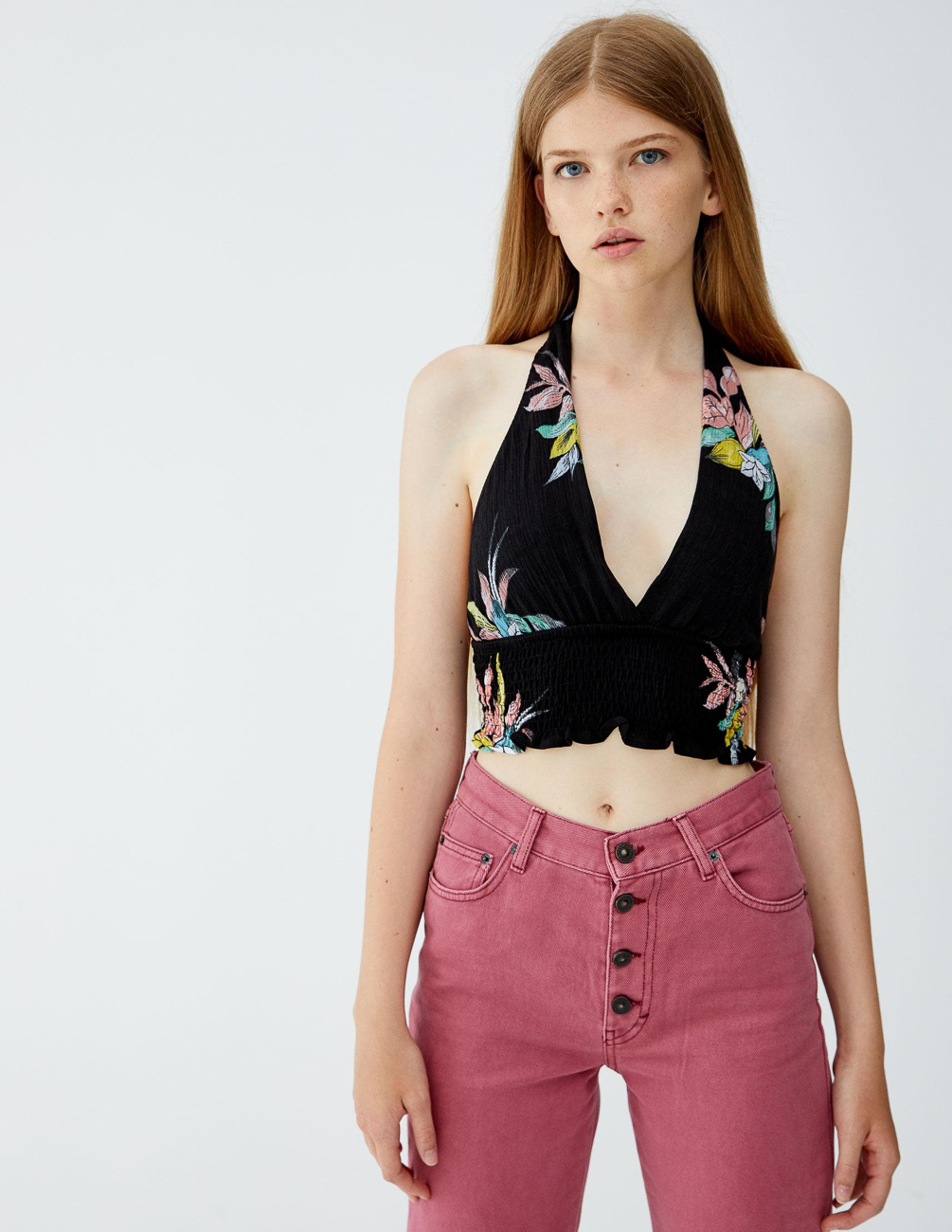 

Топ PULL & BEAR Ж1066918 (9471/349/800) цвет черный S