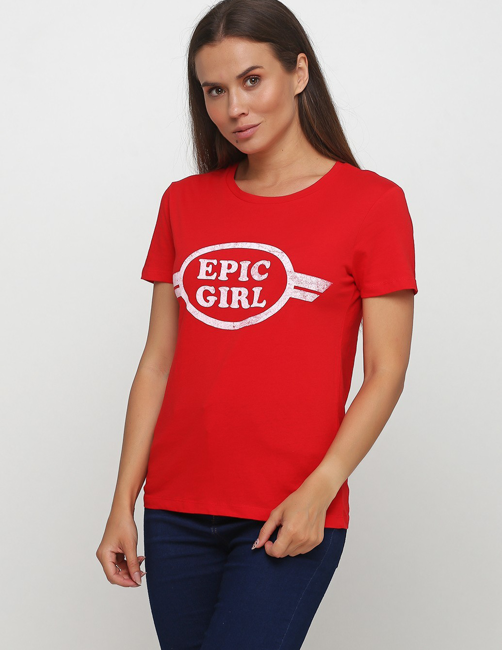 

Футболка PULL & BEAR Ж1066301 (9238/379/600) цвет красный L