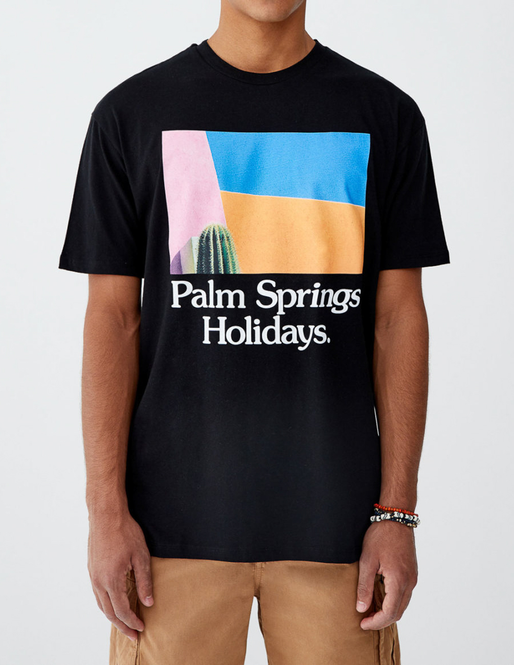 

Футболка PULL & BEAR М0111683 (9231/538/800) цвет черный XXL