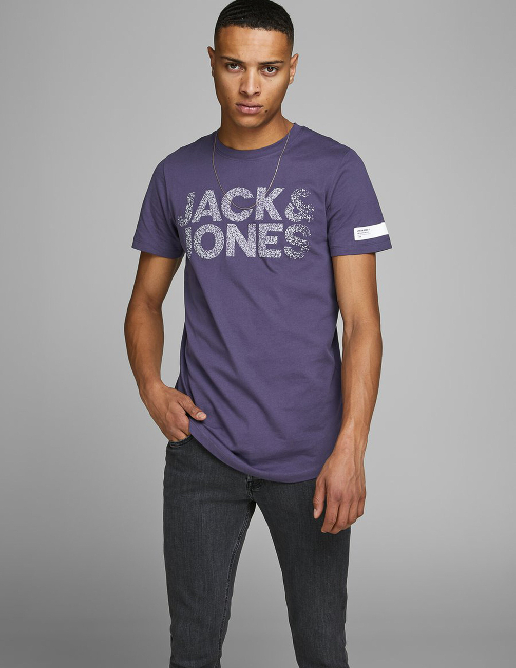 

Футболка JACK&JONES М0112014 цвет фиолетовый S