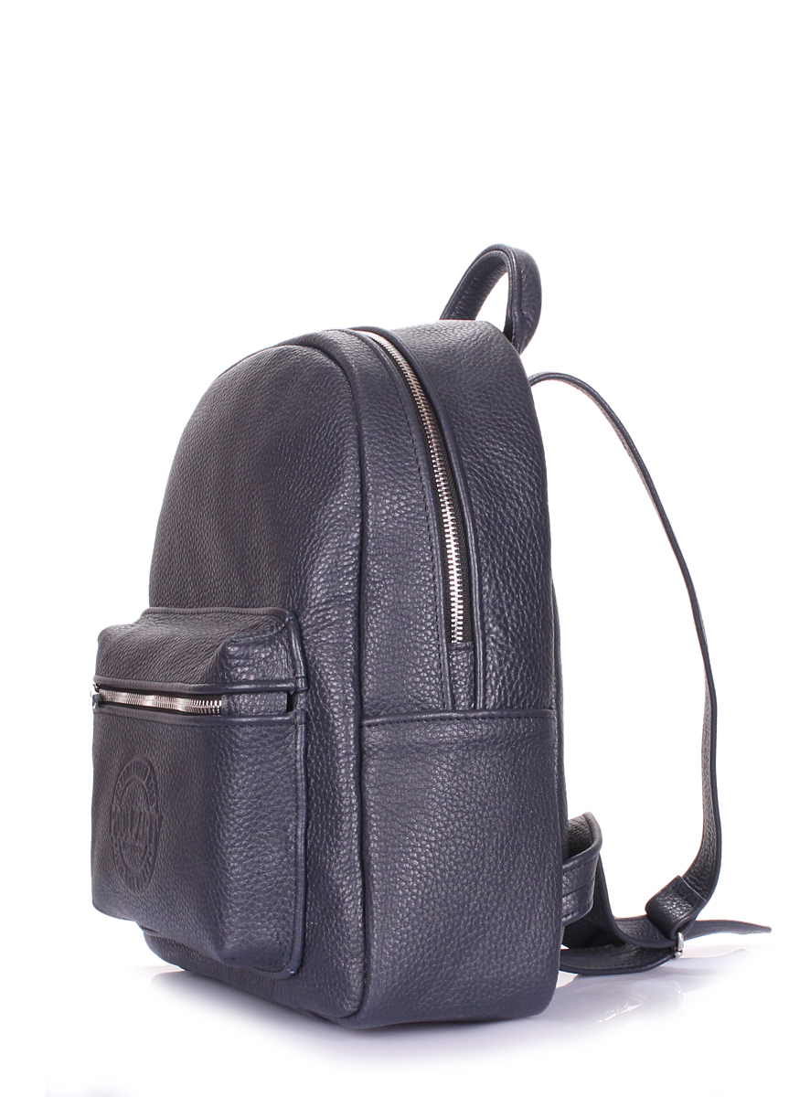 

Рюкзак женский кожаный Poolparty Xs Black (P-1413)
