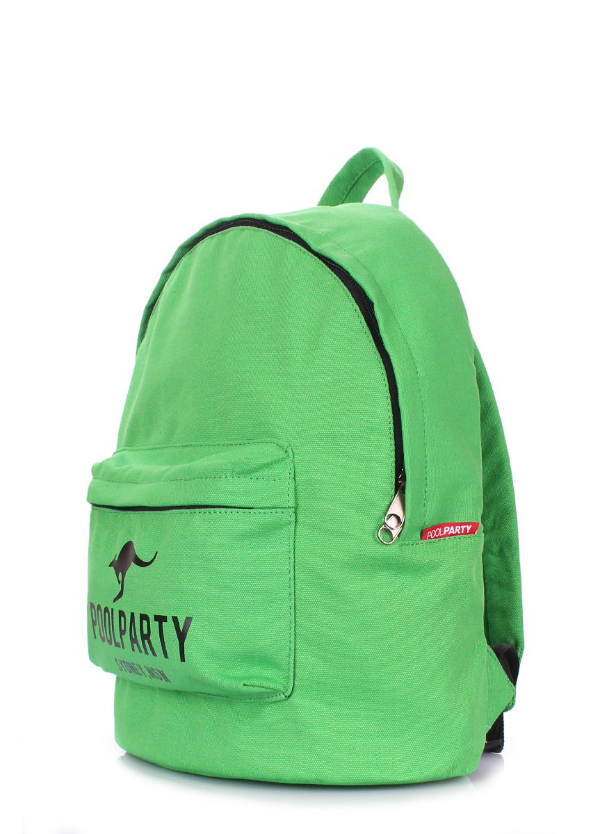 

Рюкзак женский кожаный Poolparty Molodeghnui Green (P-1427)