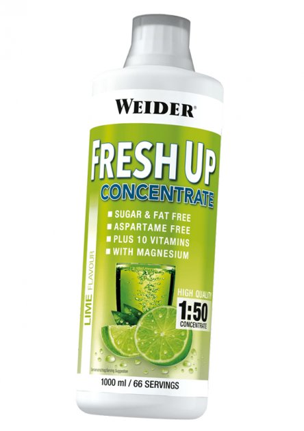 

Энергетики Weider Fresh Up Concentrate 1000 мл Лайм