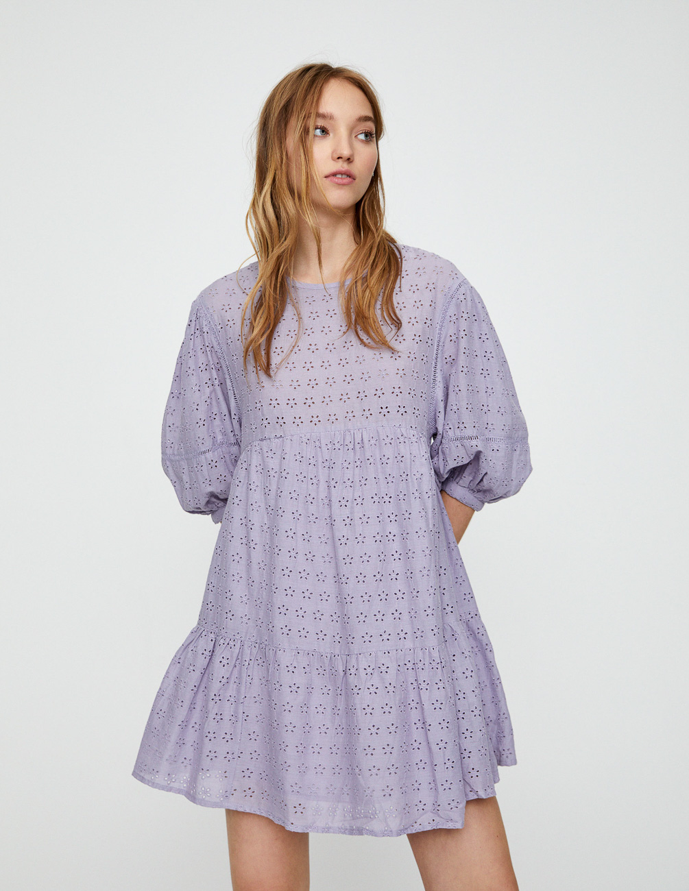 

Платье PULL & BEAR Ж1070336 (5391/338/629) цвет сиреневый M