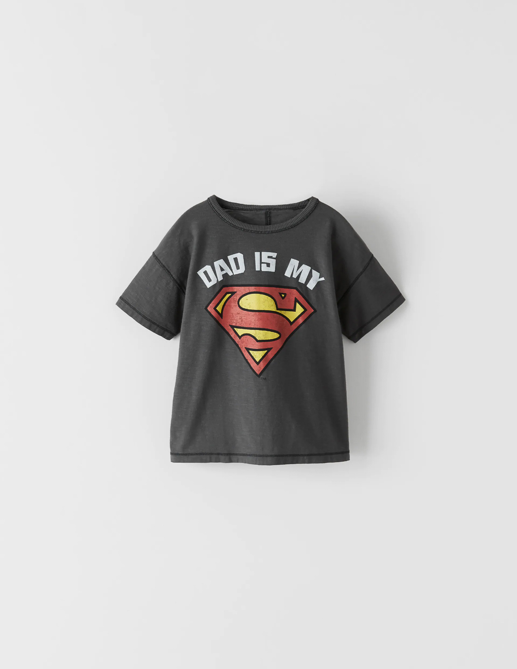 

Футболка Zara ДМ003932 (6224/539/807) цвет серый 110