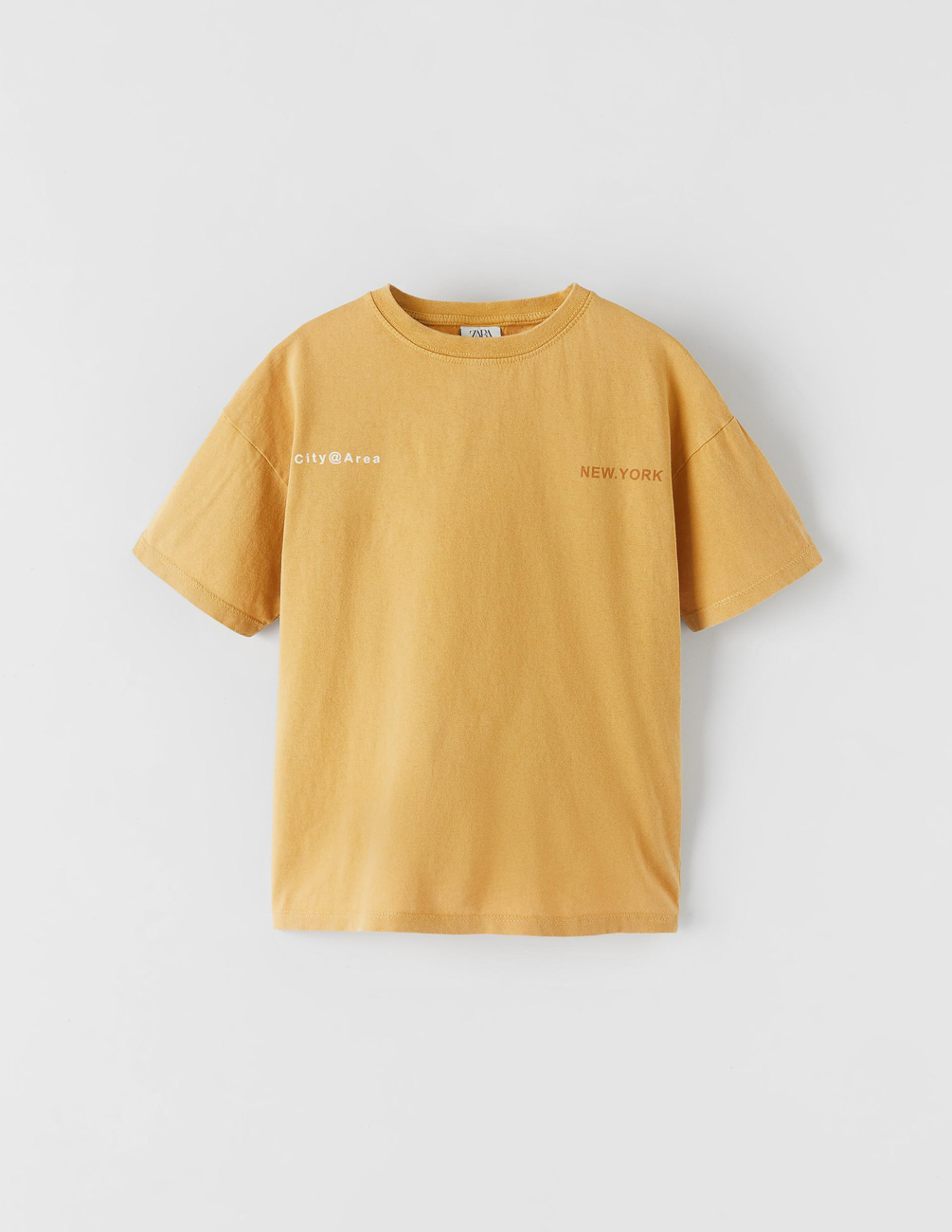 

Футболка Zara ДМ003915 (0377/762/309) цвет желтый 116
