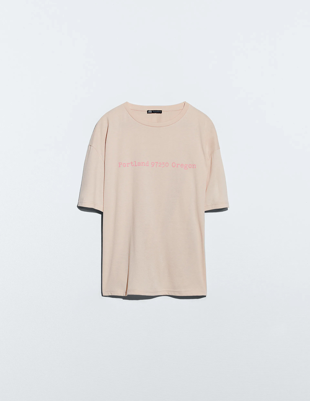 

Футболка Zara Ж1071109 (1501/630/711) цвет бежевый M
