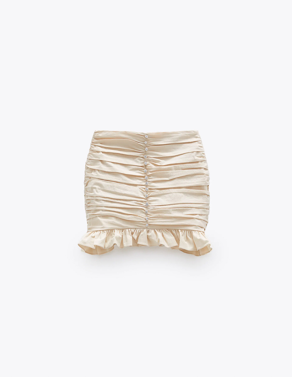 

Юбка Zara Ж1071169 (7942/395/710) цвет бежевый, Юбка Zara Ж1071169 (7942/395/710) цвет бежевый M
