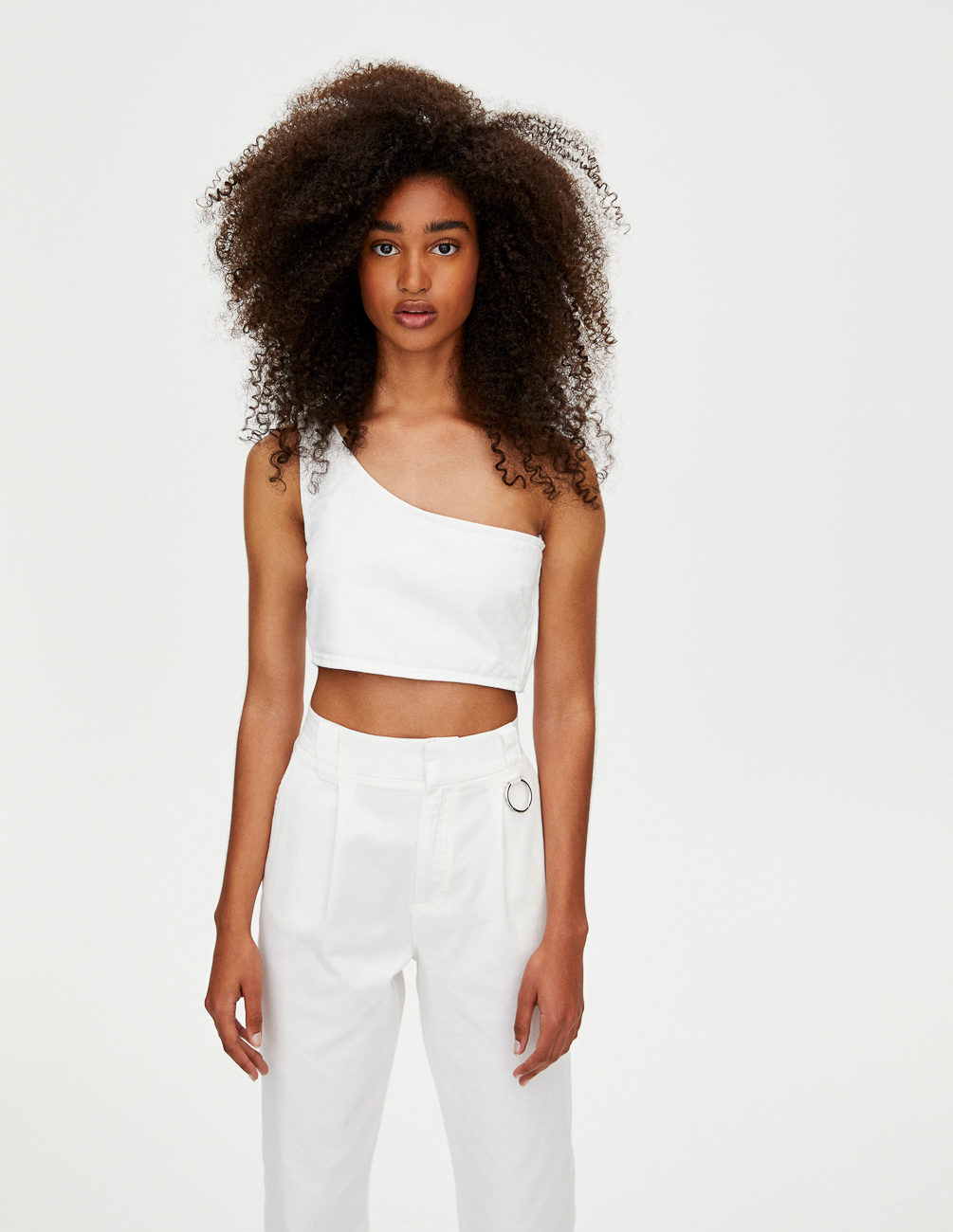 

Топ PULL & BEAR Ж1066957 (9475/300/250) цвет белый M
