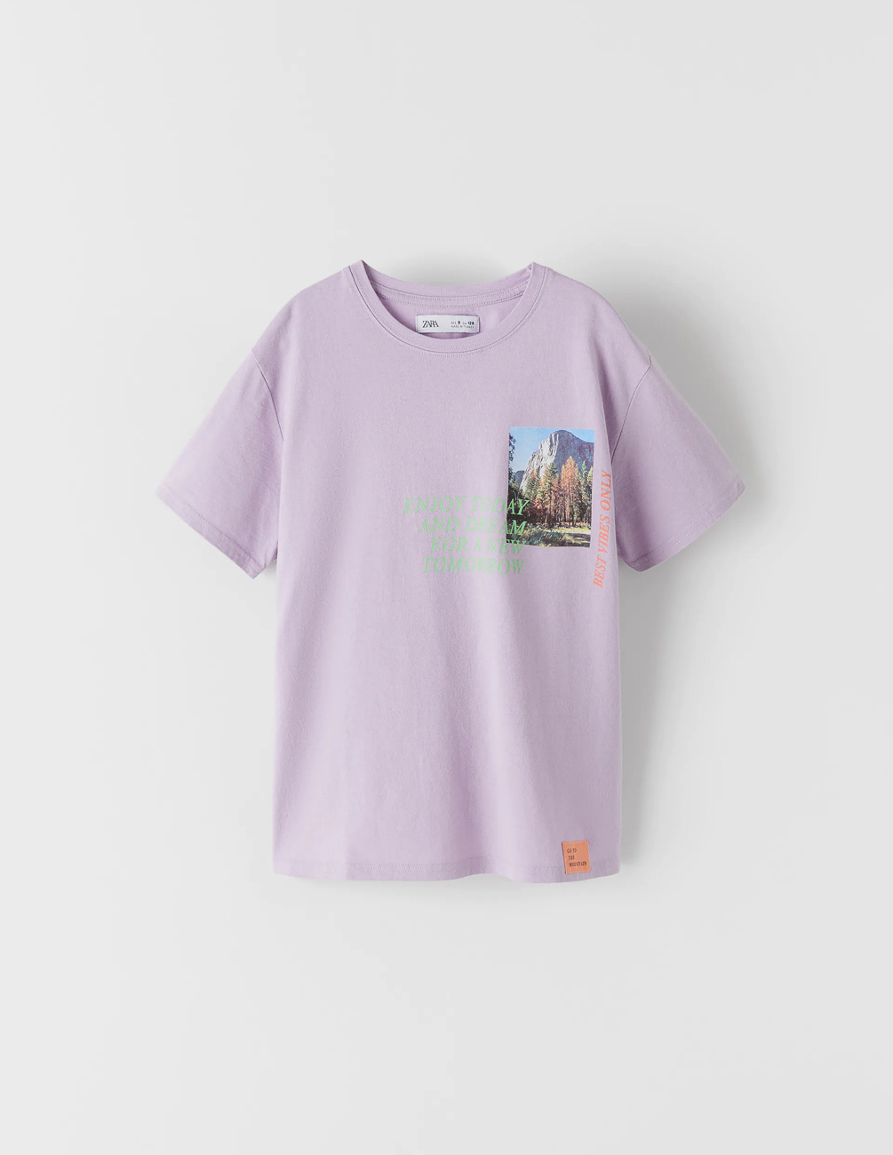 

Футболка Zara ДД005119 (8696/760/629) цвет сиреневый 128