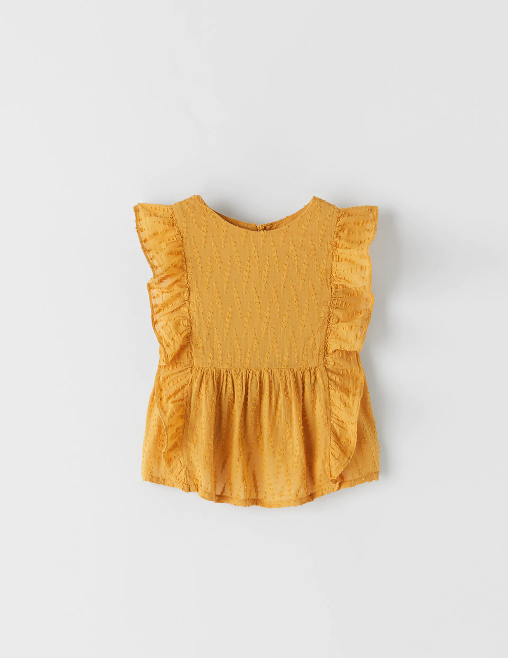 

Блуза Zara ДД005173 (6097/410/703) цвет желтый 110