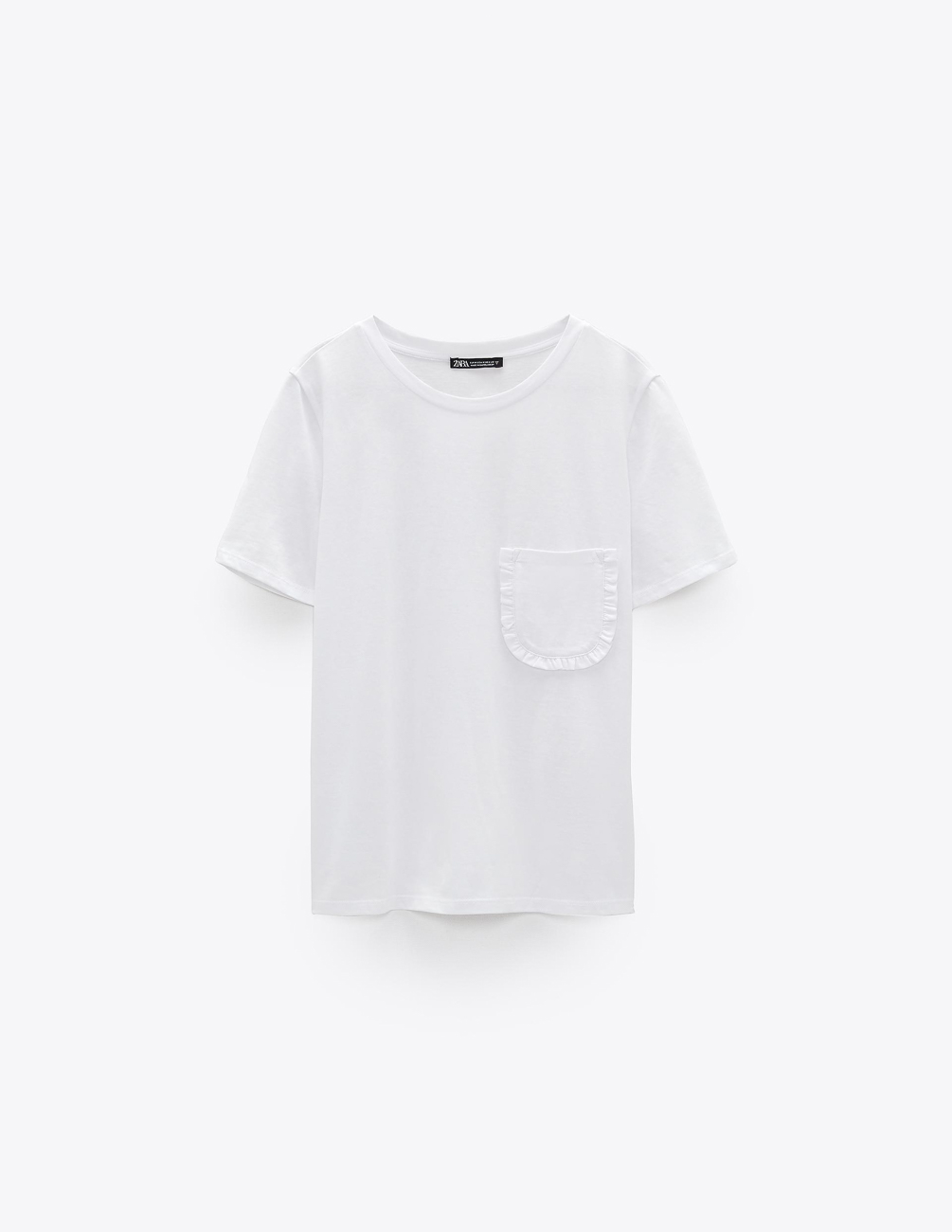 

Футболка Zara Ж1068965 (5039/318/250) цвет белый S