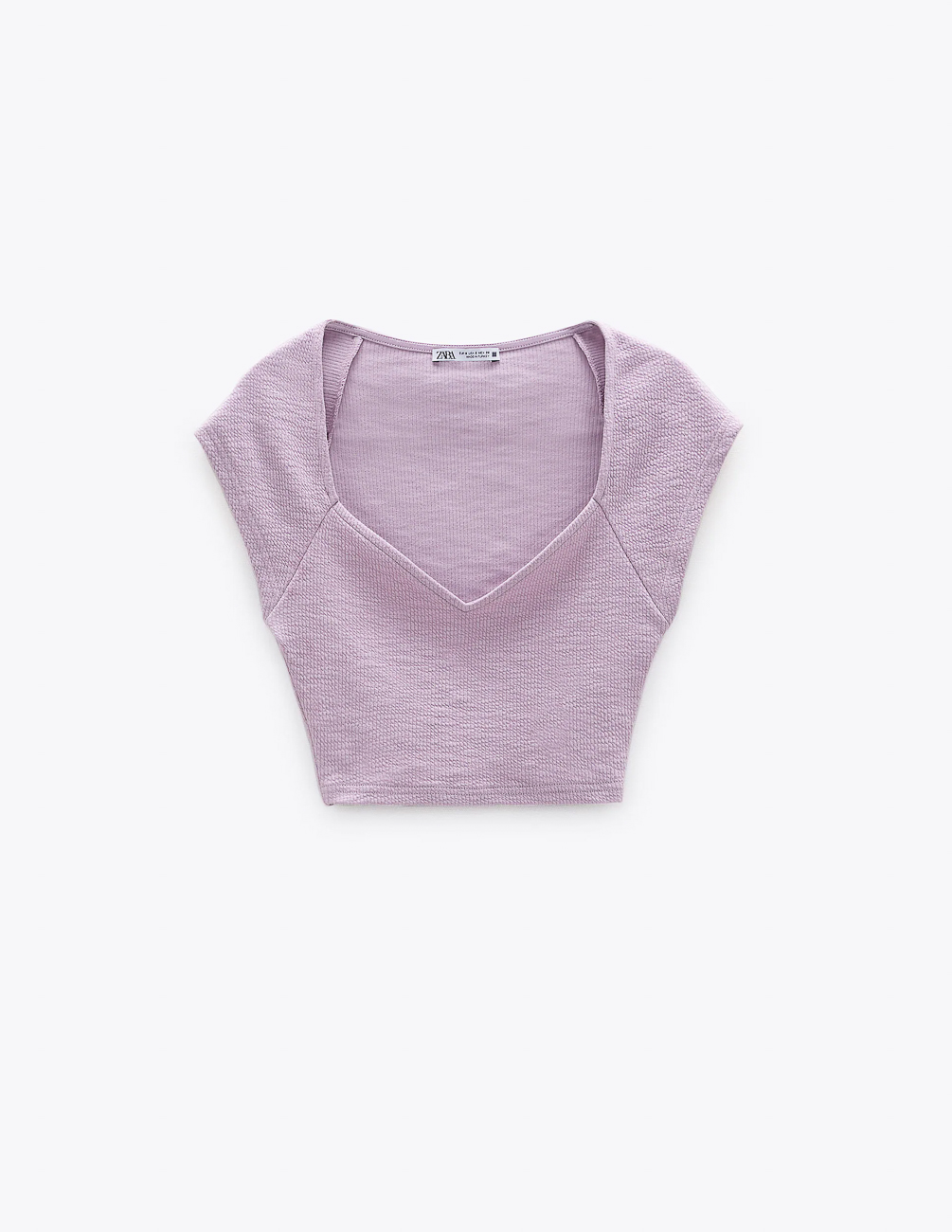 

Топ Zara Ж1069266 (6050/160/612) цвет сиреневый, Топ Zara Ж1069266 (6050/160/612) цвет сиреневый M