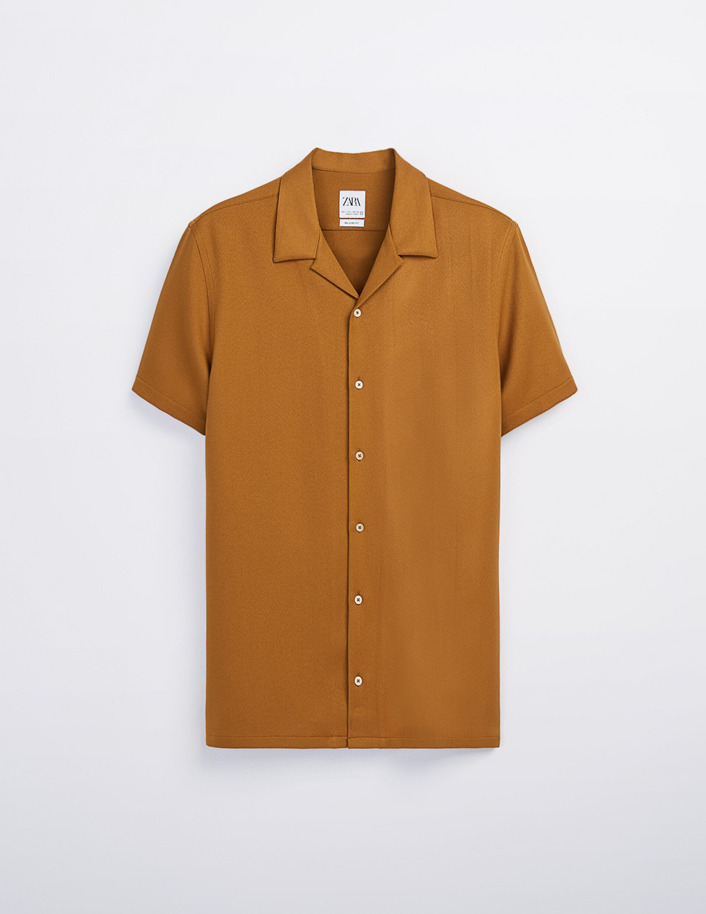 

Рубашка к/р Zara М0112407 (7545/390/732) цвет коричневый, Рубашка к/р Zara М0112407 (7545/390/732) цвет коричневый S