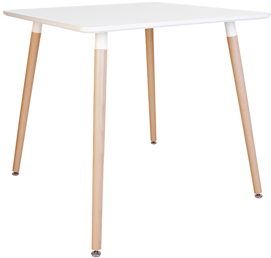 

Обеденный стол Новый Стиль MODERN ordf WOOD WHITE (19) 800х800 WHITE/БУК ЛАК 1.007