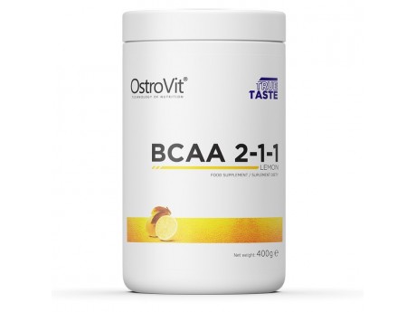 

Аминокислоты Ostrovit BCAA 2-1-1 400г Вкус Лимон